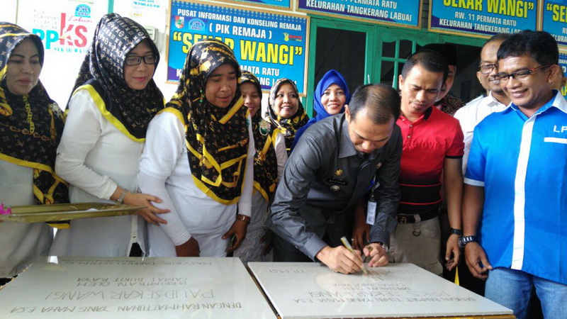 Camat Bukit Raya Resmikan PAUD PPKS Sekar Wangi