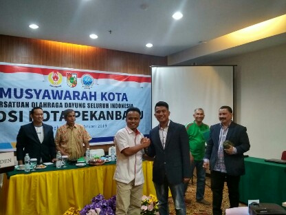 Secara Aklamasi Agus Triono Nakhodai PODSI Pekanbaru