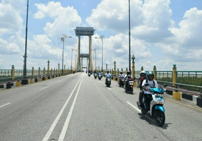 Uji Irit Yamaha, dengan 1 Liter BBM Tempuh Perjalanan dari Pangkalan Kerinci ke Siak