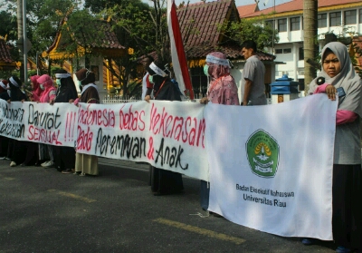 Prihatin Meningkatnya Kekerasan pada Perempuan, BEM Unri Gelar LNP3 