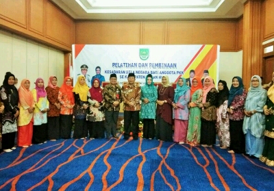 Bupati Buka Pelatihan dan Pembinaan Bela Negara Kader PKK se-Rohul 