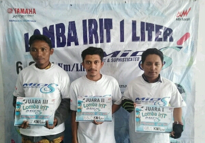 Yamaha Mio S Taja Lomba Irit 1 Liter dari Pekanbaru Tujuan Lipat Kain
