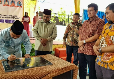 Bupati Meranti Resmikan Rumah Singgah di Tanjung Balai Karimun