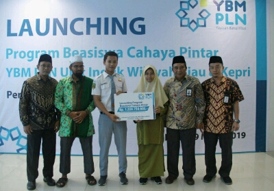 YBM PLN UIW Riau dan Kepri Launching Program Beasiswa Cahaya Pintar