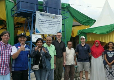 Peresmian Fasilitas Air Bersih, Warga: Terima Kasih, Kami Tak Lagi Berebut Mandi di Sungai Siak