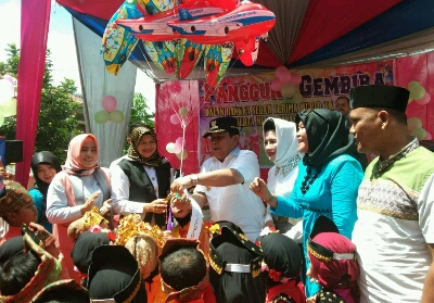 Bupati Rohul Hadiri HUT ke-5 Yayasan Zaliyah, Siap Beri Bantuan Pembangunan Ruang Belajar