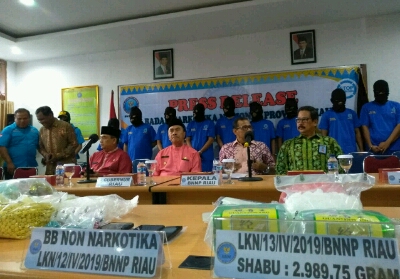  Ekspos 70 Kg Sabu dan Ribuan Ekstasi, Gubri Ajak Semua Pihak Waspada Peredaran Narkoba