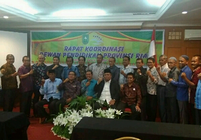 Rakor Dewan Pendidikan Riau, Perlu Pejabat yang Urus Mutu Pendidikan