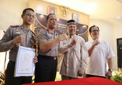 RAPP Hibahkan Gedung Baru SPKT Polres Pelalawan kepada Kapolda Riau