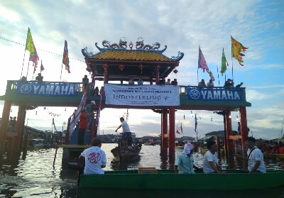 Lomba Dragon Boat Race Tanjung Pinang, Ada Lelang Motor Yamaha