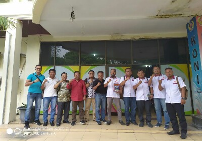 Silaturahmi dan Ingin Menjaring Ilmu, KONI Rohil Kunjungi Kantor KONI Pekanbaru