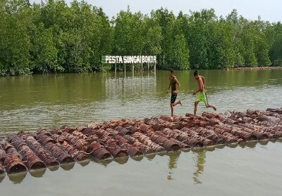 Menuju API 2019, Lari di Atas Tual Sagu Icon Utama Festival Sungai Bokor 