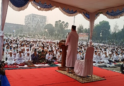 Cukong Dibiarkan, Rakyat Dihukum, Sindiran Khatib Salat Istisqa pada Penegak Hukum dan PemerintahÂ 