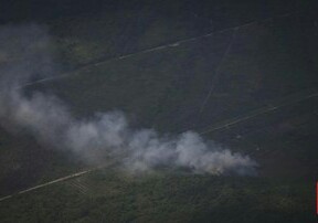 Hujan Tak Sentuh di Dalam Gambut, Titik Api di Sumsel Naik Lagi