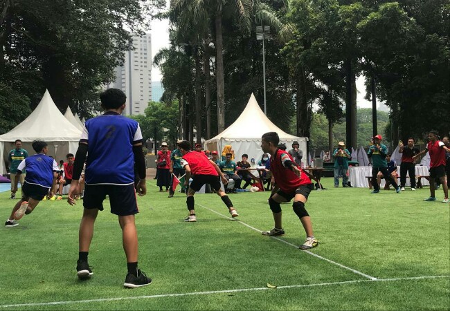 Riau Rajai Sumatera pada Lomba Permainan Tradisional PKN