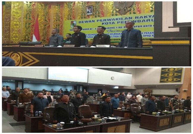 DPRD Pekanbaru Sahkan AKD, Berikut Susunan Nama Ketua danÂ  Anggotanya
