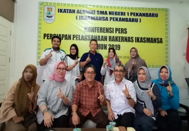 Dijadwalkan Dihadiri Wagubri, Ikasmansa Pekanbaru Segera Gelar Rakernas Kedua