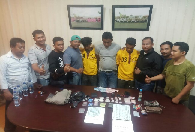 Saat Transaksi Narkoba, 3 Pemuda Jalan Jambu Diciduk Tim Polsek Bangko Rohil