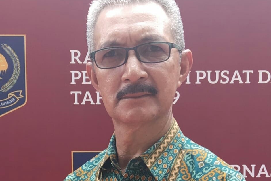 Bupati Rohil Suyatno Ikuti Rakornas Stresing yang Dihadiri Presiden Jokowi