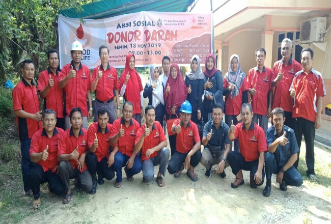 PT Adei Plantation Lakukan Aksi Donor Darah di Kabupaten Pelalawan
