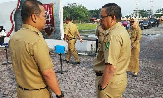 Gara-gara Ketahuan Bolos Apel, KontrakmRatusan THL Pemprov Riau Terancam Tak Diperpanjang