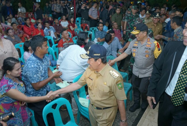 Gubri Cek Pelaksanaan Ibadah dan Pos Pengamanan Natal