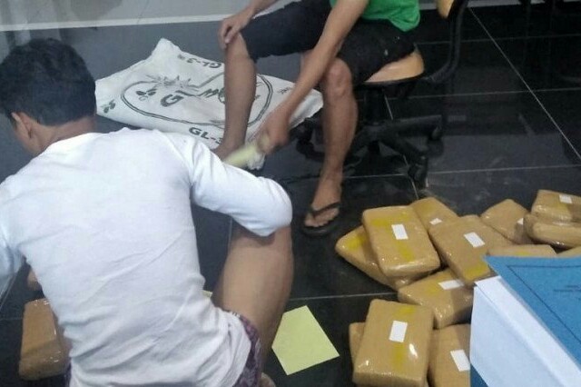 50 Kg Ganja Siap Diedarkan Malam Tahun Baru, BNN Tembak Pelaku yang Akan Kabur