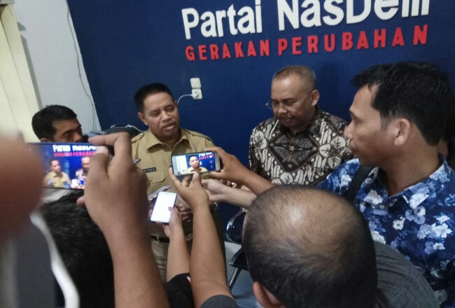 Menuju Pilkada Bengkalis, Ahmad Syah Datangi Markas Nasdem