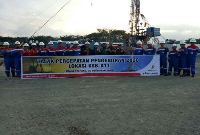 Agresif Songsong 2020, Pertamina EP Rantau Field Tajak Sumur KSB A-11