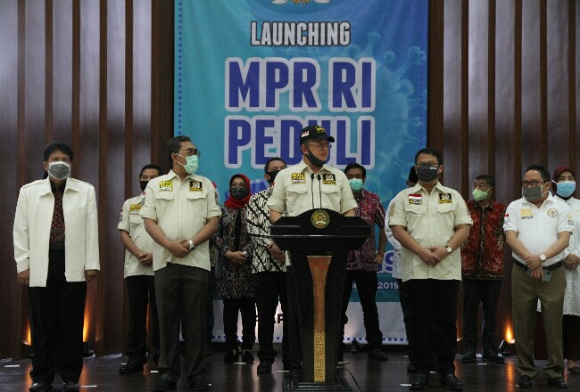 Gandeng Telkomsel, Kitabisa dan Gojek, MPR RI dan BPIP Luncurkan Inisiatif â€œMPR RI Peduli Lawan COVID-19â€