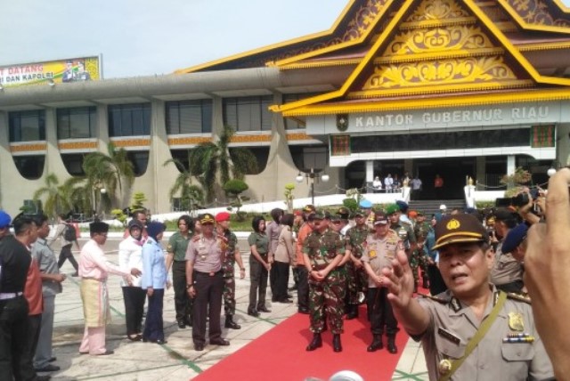Panglima TNI Berkunjung ke Riau Dengan Agenda Upaya Menanggulangi Kahutla