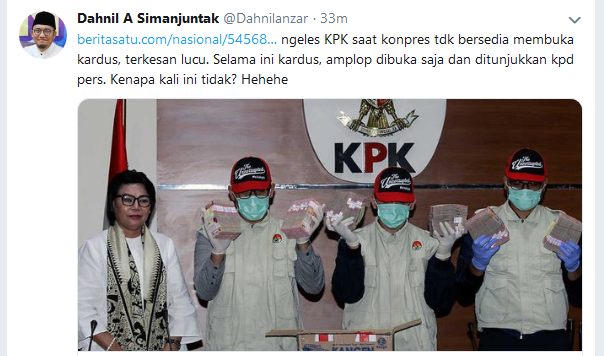 Sindiran Dahnil Kepada KPK: Kenapa Barang Bukti Amplop Serangan Fajar Bowo Tidak Boleh Dibuka, Publik Perlu Tahu