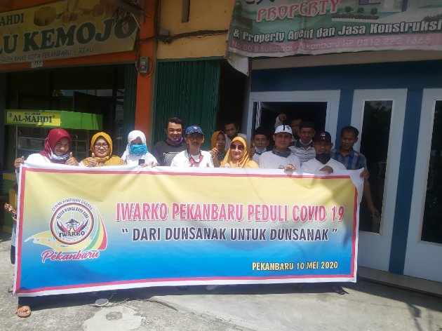 Iwarko Bantu Sembako Untuk Anggota, Ketua: Dari Dunsanak Untuk Dunsanak