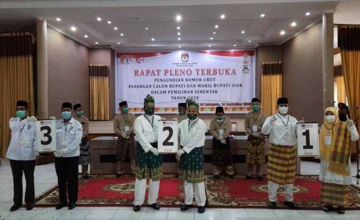 Tiga Paslon Ini Dipastikan Bertarung di Pilkada Siak