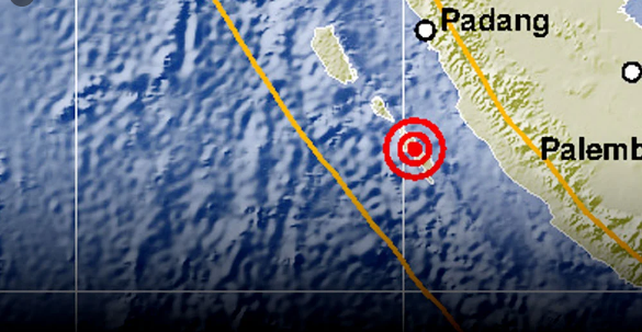 Gempa Magnitudo 5,8 Guncang Pulau Pagai Selatan Sumbar 
