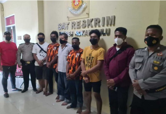 Polisi Tetapkan 6 Tersangka Perusakan Kantor Ormas di Rokan Hulu Riau 
