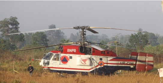 BNPB Siapkan 11 Helikopter Untuk Penanganan Karhutla Riau