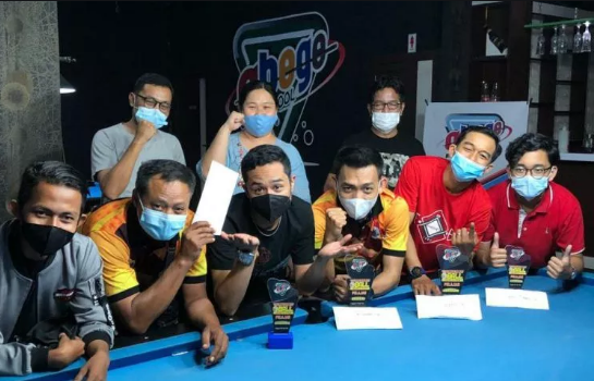 Atlet Biliar Handicap 4 Juarai 9 Ball Open Tournament di Pekanbaru 