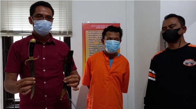 Usai Perang Mulut, Tukang Parkir di Sukajadi Tikam Pegawai Kemenkumham