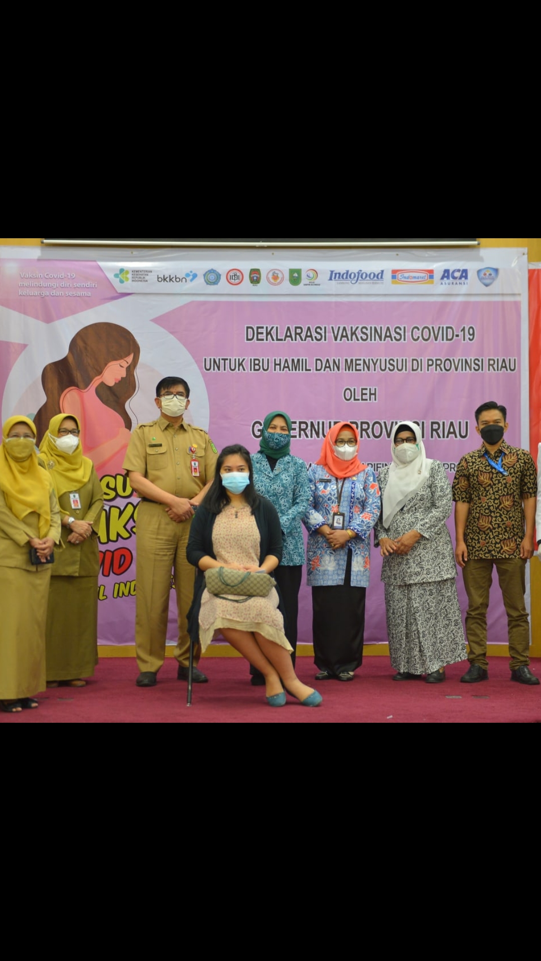 Riau Mulai Vaksinasi Perdana Ibu Hamil dan Menyusui, Target Awal 100 Orang