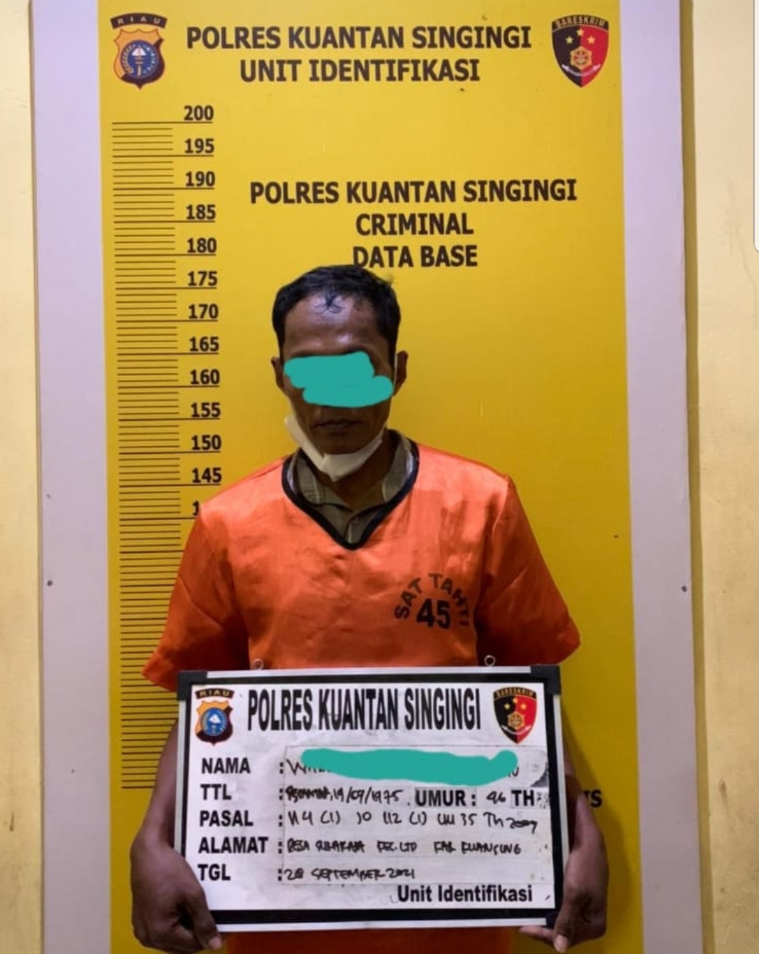 Satreskoba Polres Kuansing Gagalkan Peredaran Narkoba di Desa Giri Sako