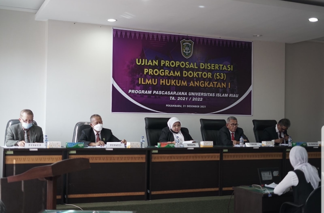 Selamat, UIR Bakal Lahirkan Doktor Ilmu Hukum Angkatan Pertama