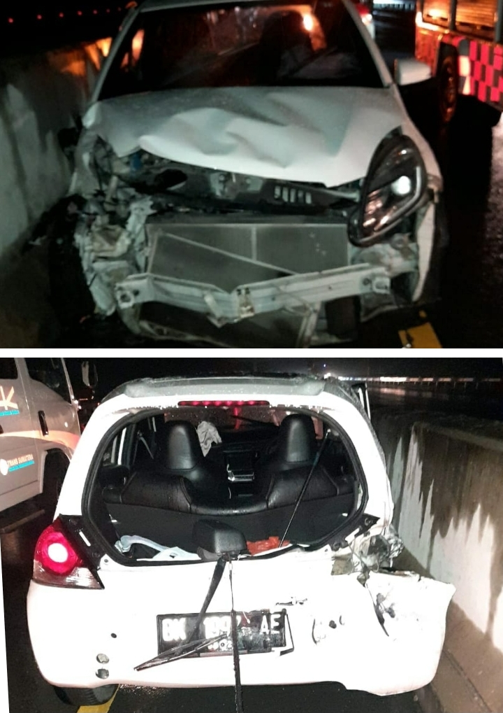 Kecelakaan Kembali Terjadi di Tol Permai, Satu Meninggal Lainnya Luka Berat