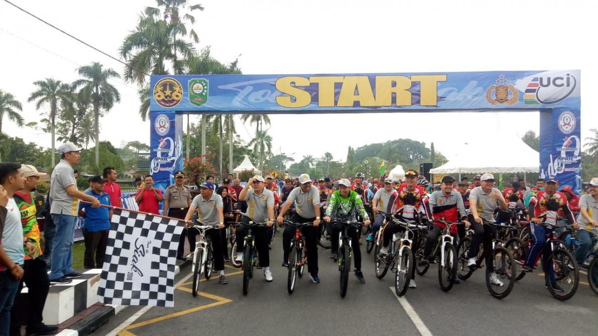 Gelaran Tour de Siak Dimeriahkan dengan Fun Bike di Hari Pertama