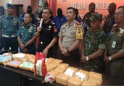 Peredaran 27 Kg Sabu dan 20 Ribu Ekstasi Berhasil Digagalkan Tim Gabungan Dumai
