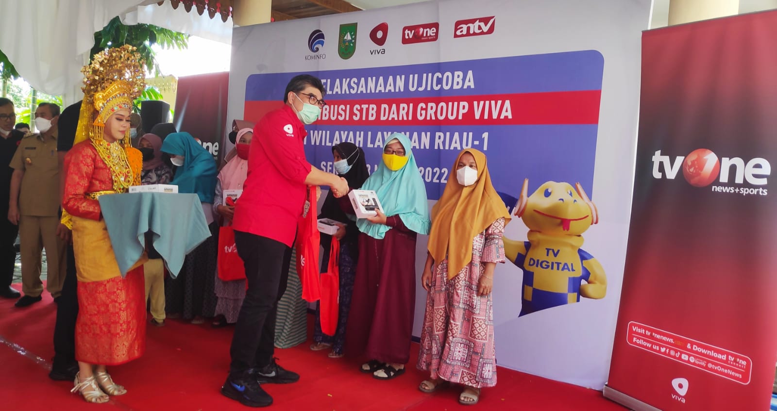 tvOne Gelar Sosialisasi Migrasi TV Digital dan Bagikan STB Gratis di Riau