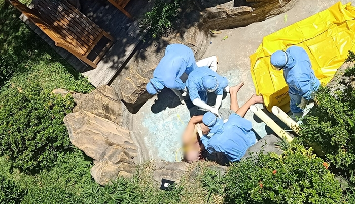 WNA Tewas di Hotel Gorontalo, Evakuasi Pakai APD Lengkap