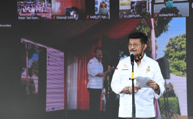  Mentan: Data Pangan Bapak Presiden, Kementan, dan BPS Sama