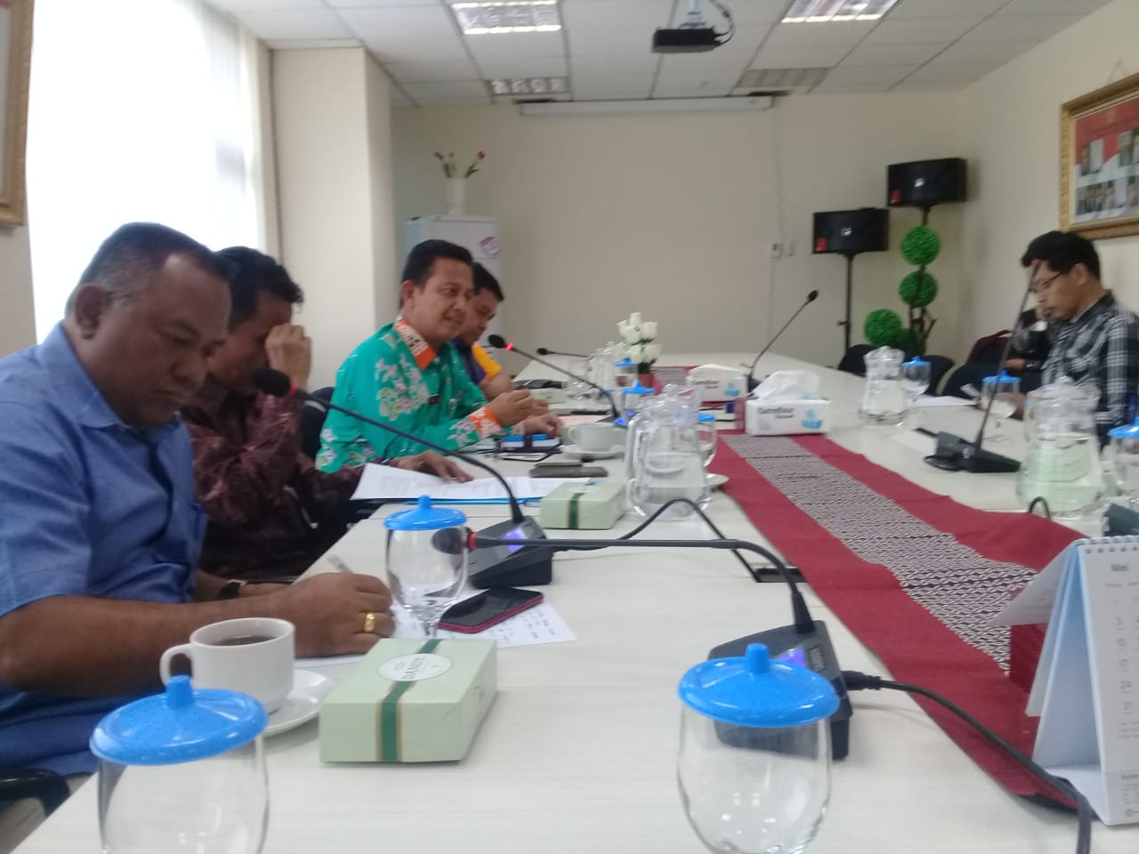 Ke Jakarta, Pemkab Kampar - KI Riau Mantapkan Persiapan Hari KIN 2020  di Bangkinang