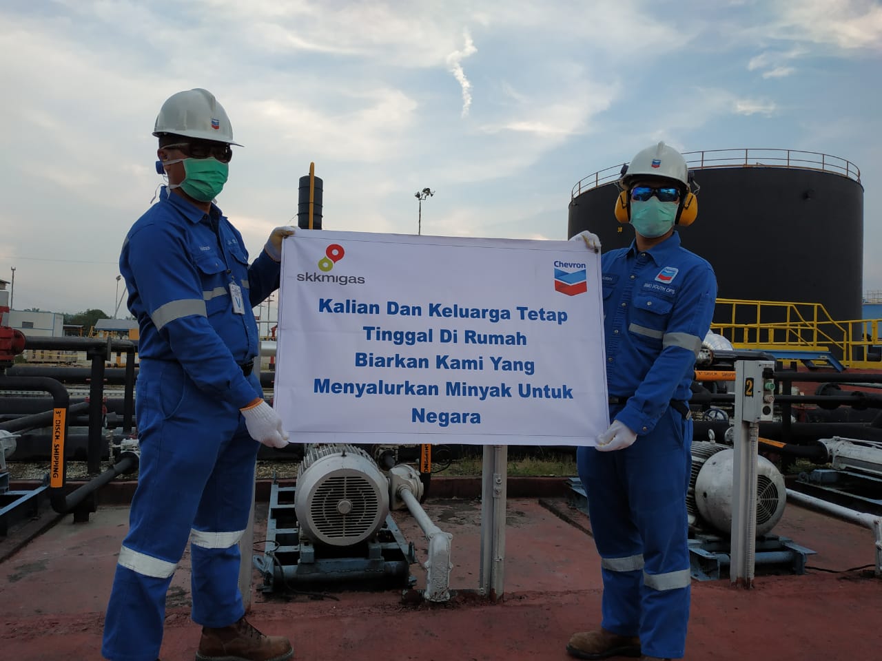 Chevron Terapkan Kerja Jarak Jauh, Pembatasan Sosial dan Peduli Petugas Medis